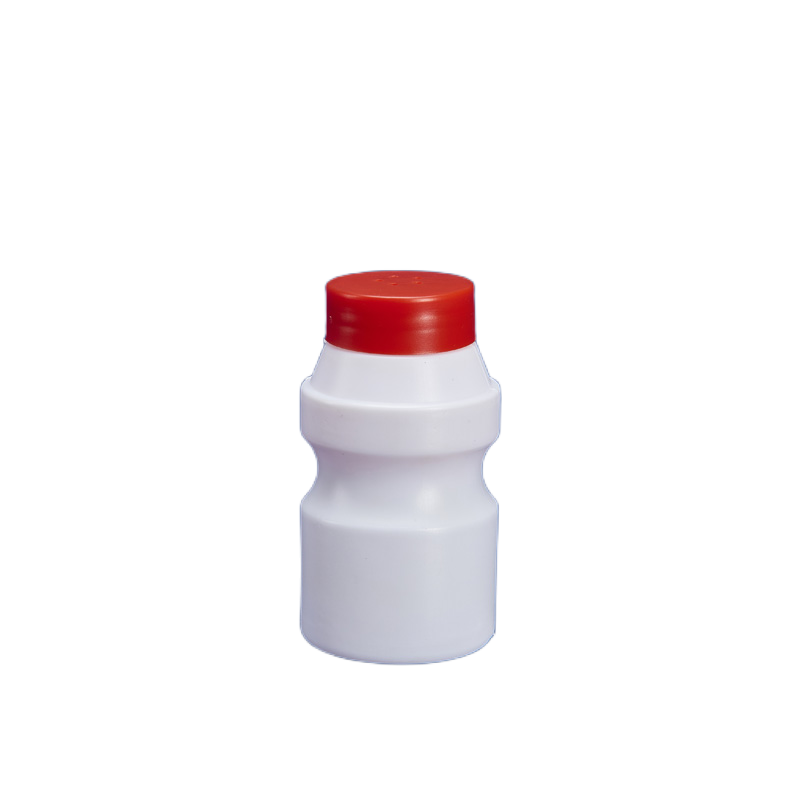 Оптовая Продажа 50 мл HDPE Белый цилиндрический современный молочный напиток йогурт бутылка с крышкой
