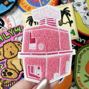 Rộng lớn Quà Tặng tùy chỉnh dệt thêu 2D Logo ĐÍNH THÊU Anime vá sắt trên may trên các bản vá lỗi cho quần áo - Product Image 5