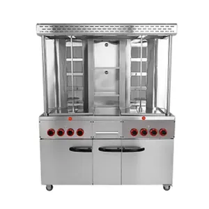 8KW/16KW Easy to Clean Rotisserie Ovens suitable for Fast Food Chain