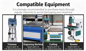 Couteau <span class=keywords><strong>à</strong></span> fond profond pour <span class=keywords><strong>fraise</strong></span> 1/4X1/2 tige, revêtement Altin, personnalisable OEM pour rainurage <span class=keywords><strong>de</strong></span> roulements, creusement, couteau circulaire - Product Image 6