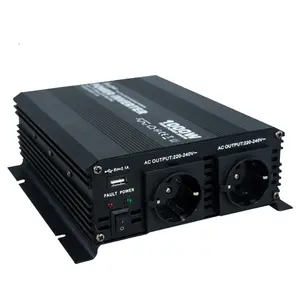 את רשת מערכת שונה גל סינוס מהפך 12V 220V 1000W