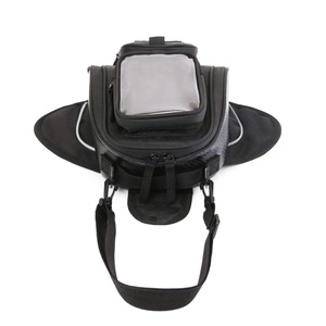 ZHIXIAO ZX-C031901 <span class=keywords><strong>Bolsa</strong></span> de Depósito para Motocicleta, Magnética Superfuerte, de Poliéster Oxford Impermeable, Negra, 31x19x16cm, para Modificación/Actualización - Product Image 2