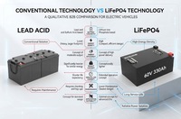 Paket Baterai Lithium LiFePO4 60V 330Ah Kapasitas Tinggi Daya Tahan Lama untuk Kendaraan Listrik, Golf Cart, Kendaraan Utilitas OEM ODM
