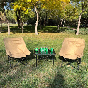 Outdoor Camping <b>Table</b> And Chair Set Rectangular <b>Foldable</b> Lightweight Portable For <b>Picnic</b> Party All Seasons - Product Image 2