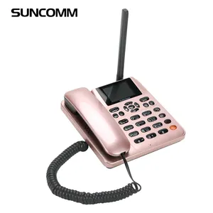 Suncom LTE Ponsel Kantor Tanpa Kabel, Ponsel WIFI Hotspot FM Mp3 Perekaman Bisu 4G LTE 818