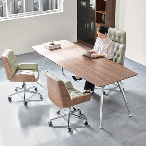 Silla de Oficina Ejecutiva Moderna con Ajuste de Altura, Silla de Escritorio Giratoria Cómoda para Largas Jornadas de Trabajo - Product Image 4