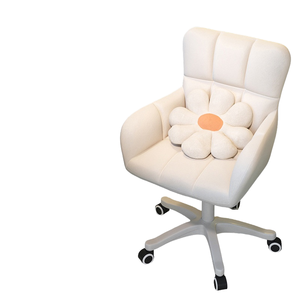 Sedia da Ufficio Girevole in Pelle PU con Braccioli, Comoda Sedia da Studio per Dormitorio, Sedia da Scrivania con Schienale Regolabile per Camera da Letto - Product Image 6