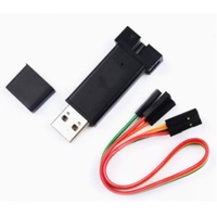 Programador Simulador MISUXIN ST-LINK V2, Descargador USB de Tres Puertos 5V2.4A, Grabador y Depurador para STM8/STM32