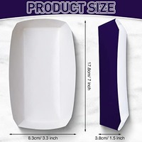 Conteneur de cône de frites biodégradable anti-graisse recyclable jetable Plateau en papier kraft pour restauration rapide à emporter