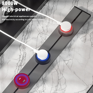 Cch Thông Minh Điện nhúng bề mặt gắn điện theo dõi ổ cắm hệ thống ổ cắm điện bàn nhà bếp tường USB ổ cắm cho văn phòng nhà - Product Image 1