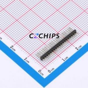 A127UP-ZD20P Pin Header Through hole Component (THT),P=1.27mm Connector 1x20P 1.27mm Pin Header Single Row - Product Image 2