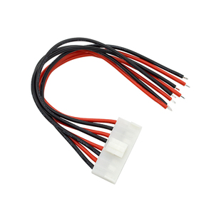 定制 VH3.96 3.96 毫米间距公头母头连接器 PTFE/PVC 绝缘电子电缆组件，带开放式尾线延长线 - Product Image 2