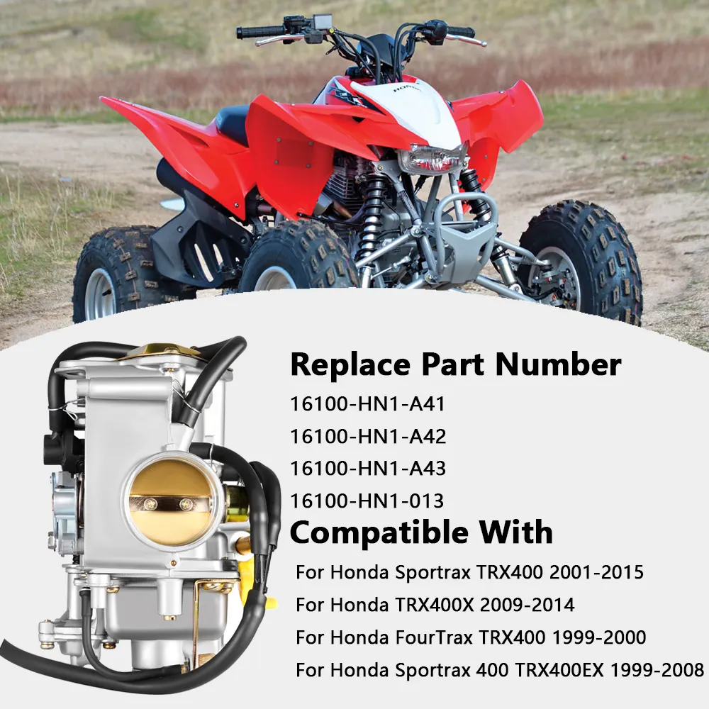 Carburatore 16100-HN1-A41 16100-HN1-A42 16100-HN1-A43 16100-HN1-013 per carburatore Honda Sportrax Fourtrax