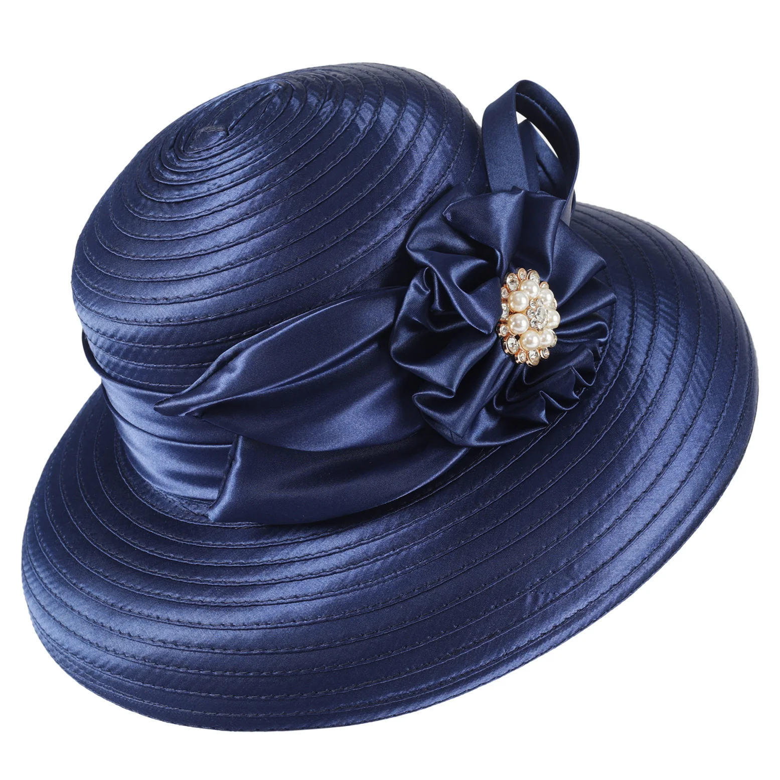Derby Hat for Women Church Tea Party Kentucky Wedding Cloche 