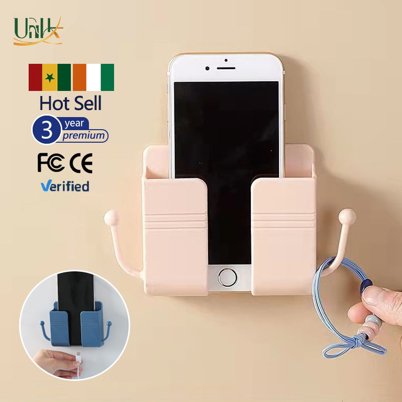Wall Mount Cell Phone Holder Mobile Smartphone Box Wall Mounted