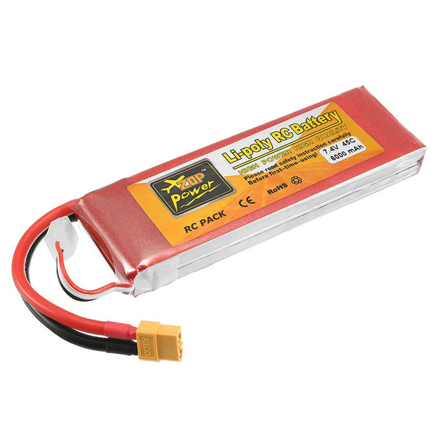 High Discharge 6s 7.4v 22.2v 5000mah 6000mah 50C/80C/100C Lithium Ion Battery Pack for RC Car Aircraft Boat