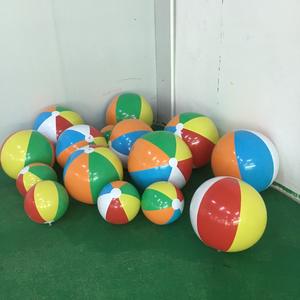 Maßge schneiderte riesige bunte PVC aufblasbare Strand <span class=keywords><strong>ball</strong></span> Logo Druck Unisex Werbe plastik kugeln - Product Image 4