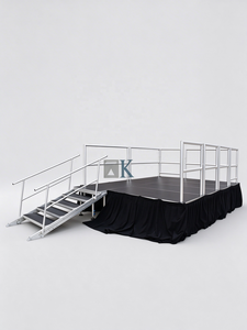 Scène de concert extérieure portable en aluminium, robuste, facile à installer et à assembler, vente en gros directe usine - Product Image 1