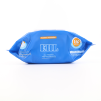 Nouveau Design 150 pièces/sac de lingettes pour bébé en Fibers naturelles sans frange