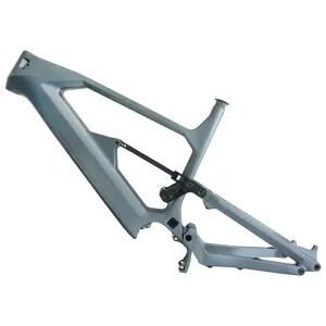 Dengfu E10 Ebike Enduro Koolstofvezel Frame Bafang Koppel M510 M560 M600 Middenmotor Emtb Volledige Vering Am Frame