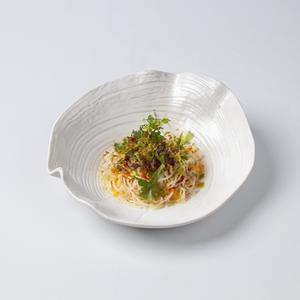 Vajilla de postre, plato para servir sopa, ensaladera, vajilla de cerámica Irregular, platos creativos de Hotel, platos de restaurante de lujo - Product Image 1