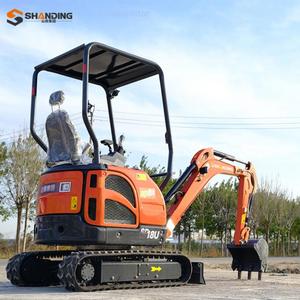 จัดส่งฟรี รถขุดตีนตะขาบเครื่องยนต์ Kubota มาตรฐาน CE EPA Euro 5 รถขุดขนาดเล็ก 1.8 ตัน รถขุดขนาดเล็ก รถขุดขนาดเล็กแบบมีถังตัก รถขุด Kubota - Product Image 3