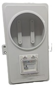Kotak Meter Bulat ANSI SMC, Kotak Meter Listrik Satu Fasa, Kabinet Meter kWh IP54