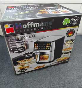 <span class=keywords><strong>Friteuse</strong></span> à air Hoffmans 12L avec tiroir, 2400W, 220V, température réglable, contrôle tactile LCD, fenêtre visible, four électrique numérique <span class=keywords><strong>sans</strong></span> <span class=keywords><strong>huile</strong></span>, Ghana - Product Image 4