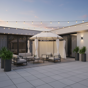 Tente extérieure sur <span class=keywords><strong>le</strong></span> toit Gezebos Ger Meubles de loisirs Gazebo en métal - Product Image 3