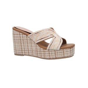 Sandales <span class=keywords><strong>compensées</strong></span> en <span class=keywords><strong>cuir</strong></span> HZLF pour femme, à <span class=keywords><strong>bout</strong></span> <span class=keywords><strong>fermé</strong></span>, avec fermeture boutonnée, talons fins de 7 cm, plateforme, pour l'automne, le printemps, l'été, la plage, et les occasions habillées - Product Image 2