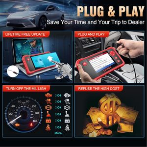2025 nuevo modelo LANCH CRP123 V2.0 PLUS herramienta de escaneo de todo el sistema con 3 reinicio OBD2 escáner herramienta de diagnóstico para actualización gratuita de por vida - Product Image 5