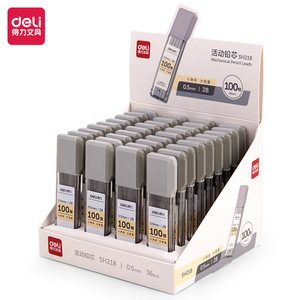 Minas para Lápiz Mecánico Deli SH219 0.7mm 2B, Paquete de 100 Unidades de Gran Capacidad para Escritura - Product Image 4