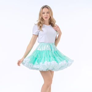 Gonna Tutu a Due Tonalità Stratificata all'Ingrosso per Donne, Sottogonna Soffice Bicolore per Feste e Danza - Product Image 3