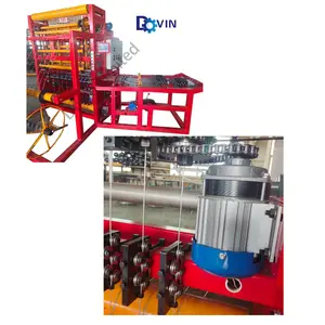 Grassland Fence Wire Mesh Making Machine Dobradiça fixa Knot Joint Land Fence Wire Mesh Making Knitting Machine