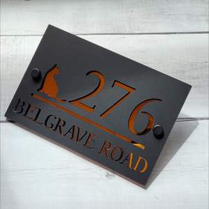 Letreros Personalizados con Número de Casa, Letrero con Logotipo de Casa de Perrito, Placas de Acrílico para Puerta de Negocio, Adecuado para Diversas Ocasiones - Product Image 5