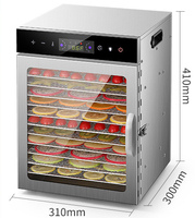 Déshydrateur Industriel de Fruits et Légumes, Machine Commerciale de Séchage pour Fruits et Viandes