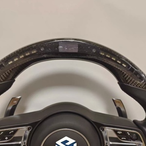 Volante Personalizado de Fibra de Carbono y Cuero para Porsche Macan Cayenne 718 911 918 958 970 971 con Funciones LED para el Modelo Cayman - Product Image 5