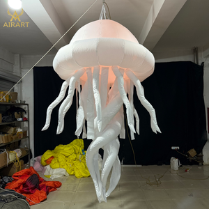 Vente flash : ballon méduse gonflable de 2,5 m de haut pour l'art public, <span class=keywords><strong>la</strong></span> marque et les expositions - Product Image 5