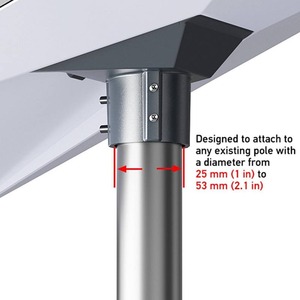 Kit de Adaptador de Tubo de Montaje de Aleación de Aluminio para Starlink Gen3/V3, Placa de Montaje para Techo Starlink Gen 3, Accesorios para Juegos - Product Image 2
