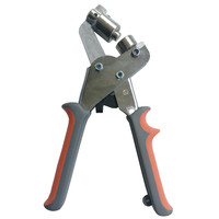 10.5mm Mini manuel Dotter oeillet-perforateur presse à main poinçon outil x-display tissu pince 1pc + 300pc œillet