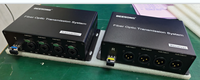 4-Kanal 48V Phantomspeisung Symmetrischer XLR-Audioeingang LC 20KM Glasfaser-Extender Sender-Empfänger