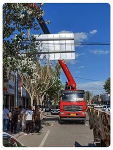 Tanda lalu lintas jalan aluminium Led biru lalu lintas dan keselamatan tanda kontrol lalu lintas peringatan jalan raya - Product Image 4