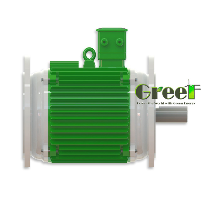 50KW Low Rpm Magnetic Generator Be Installed Upwards, Vertical dynamo