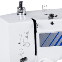 Machine à coudre portable mini JH307B en acier multifonctionnelle à points rapides pour usage domestique avec moteur central, à main, d'usine