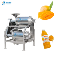 Multifunctionele roestvrijstalen zuurzak- en druivenontpitter, passievruchtenpuree- en mangosap-pulpmachine met motorlager