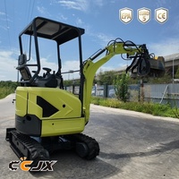 Mini-excavatrice Easy Service EPA avec système hydraulique personnalisé, accessoires pour tarière et brise-roche, pour travaux agricoles et de terrassement en sous-sol