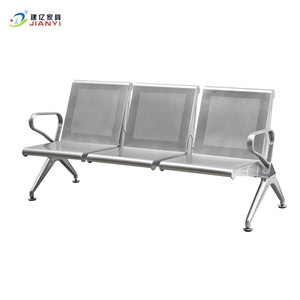 Silla de espera de acero Jian Yi Furniture DSY003, fila de sillas con pasamanos para asientos públicos en aeropuertos y estaciones de tren. - Product Image 1