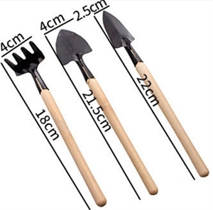 Ensembles personnalisés de petits outils à main en métal pour le jardin, vente en gros - Product Image 2