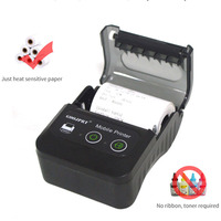 Printer Thermal Mini Portabel 58mm untuk Struk, Mobile, Saku, Bluetooth Nirkabel P58