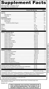 Super nourriture verte organique en poudre de noix de coco pour un jus vert sain Keto Friendly avec spiruline - Product Image 2